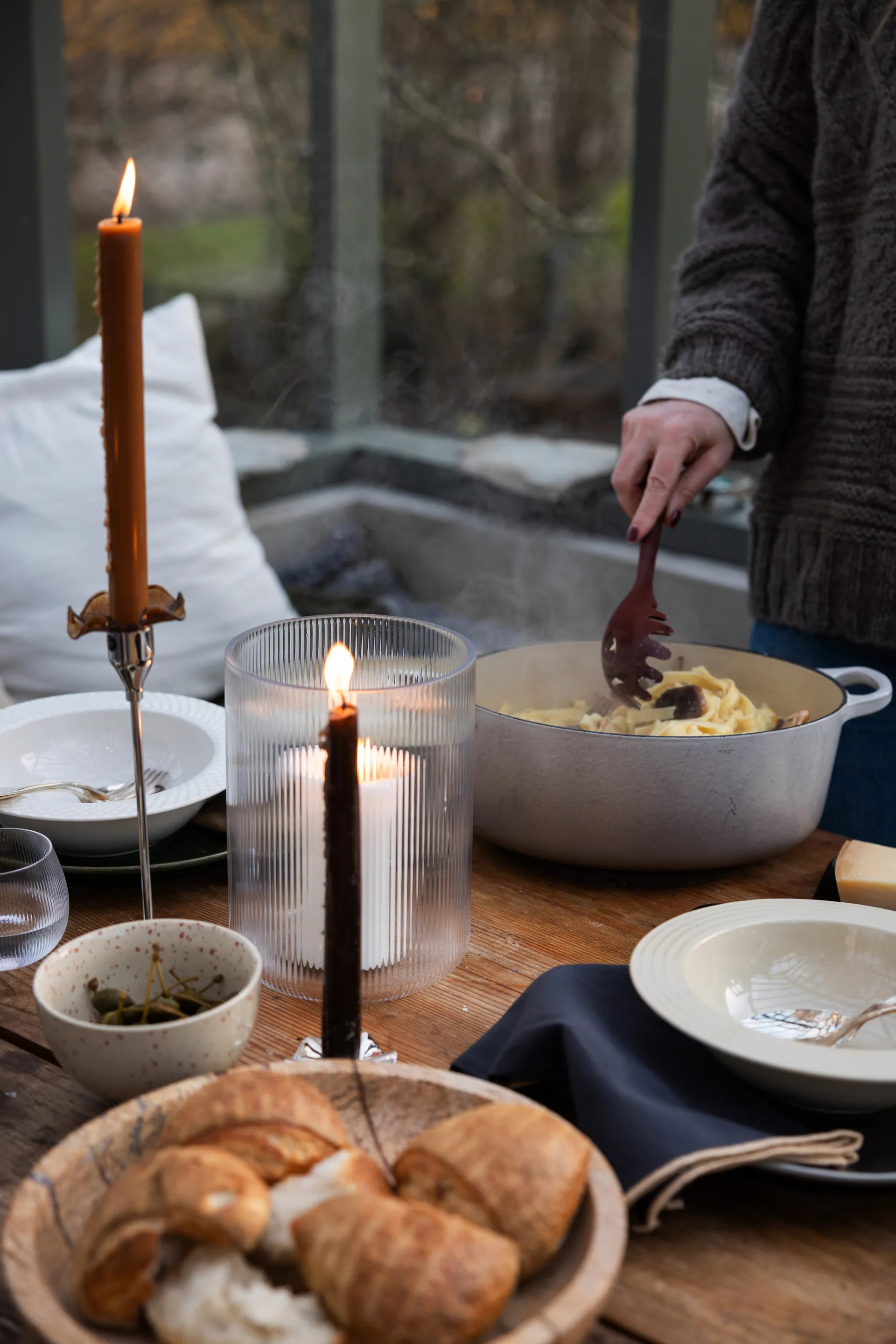 Coffee & More prato fundo Ø22 cm, Bege Sagaform