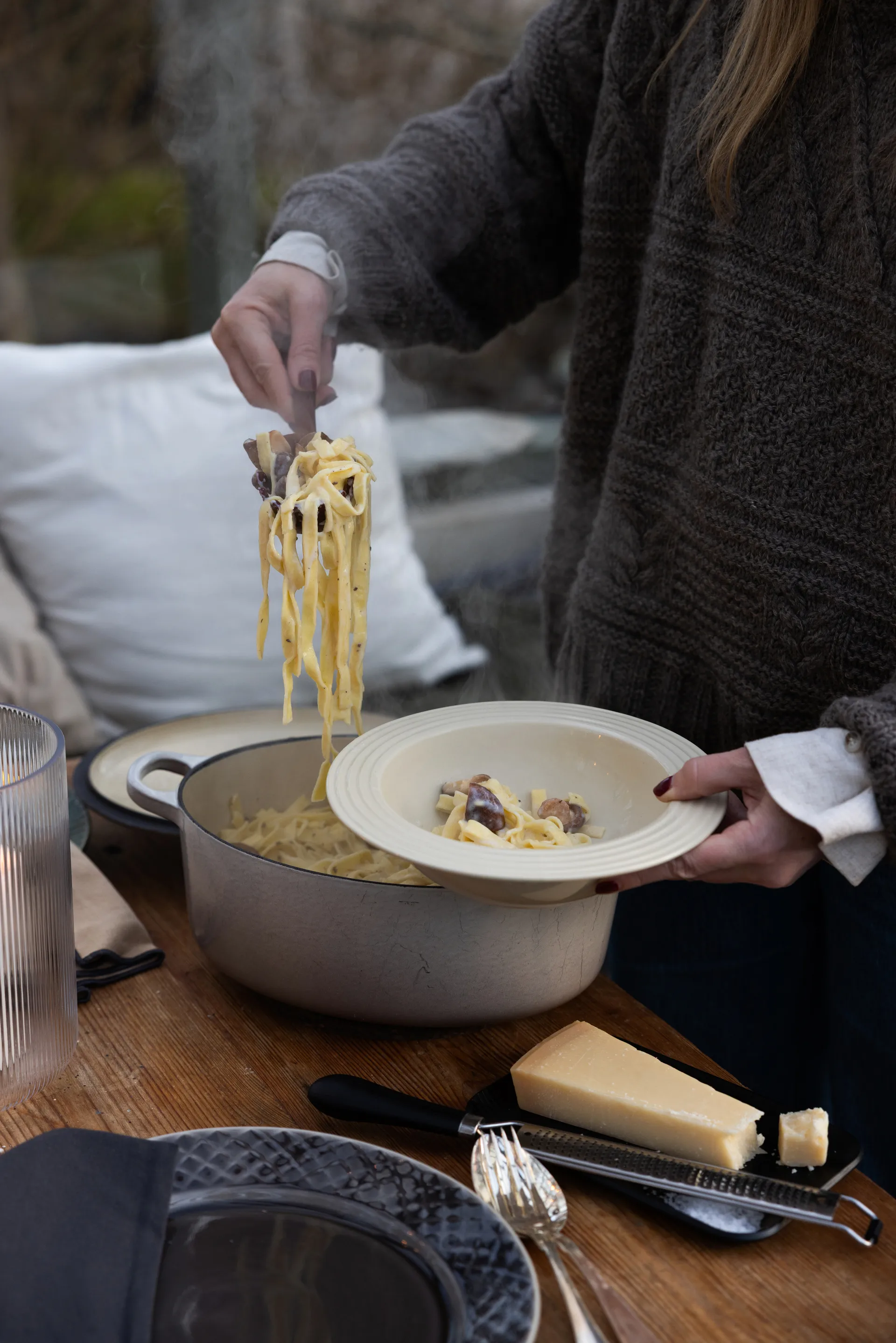 Coffee & More prato fundo Ø22 cm, Bege Sagaform