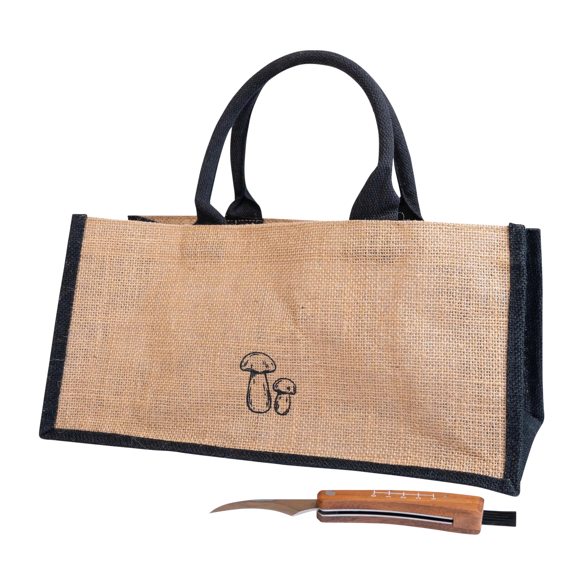 Conjunto de faca e saco para cogumelos Karl-Johan
, Bege-preto Sagaform