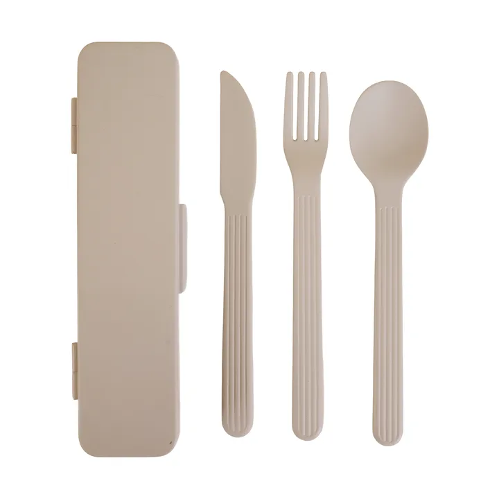 Conjunto de talheres Tina - Beige Pantone Warm gray 3C - Sagaform