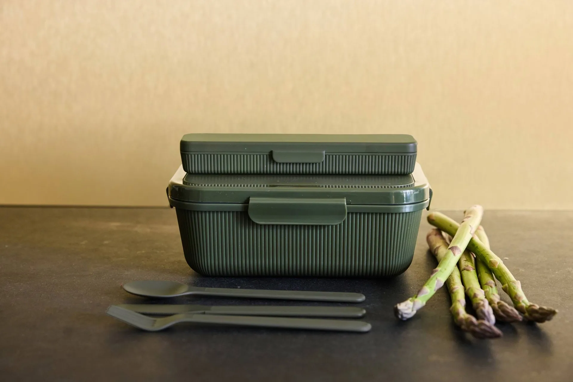 Conjunto de talheres Tina, Verde Pantone 4228C Sagaform