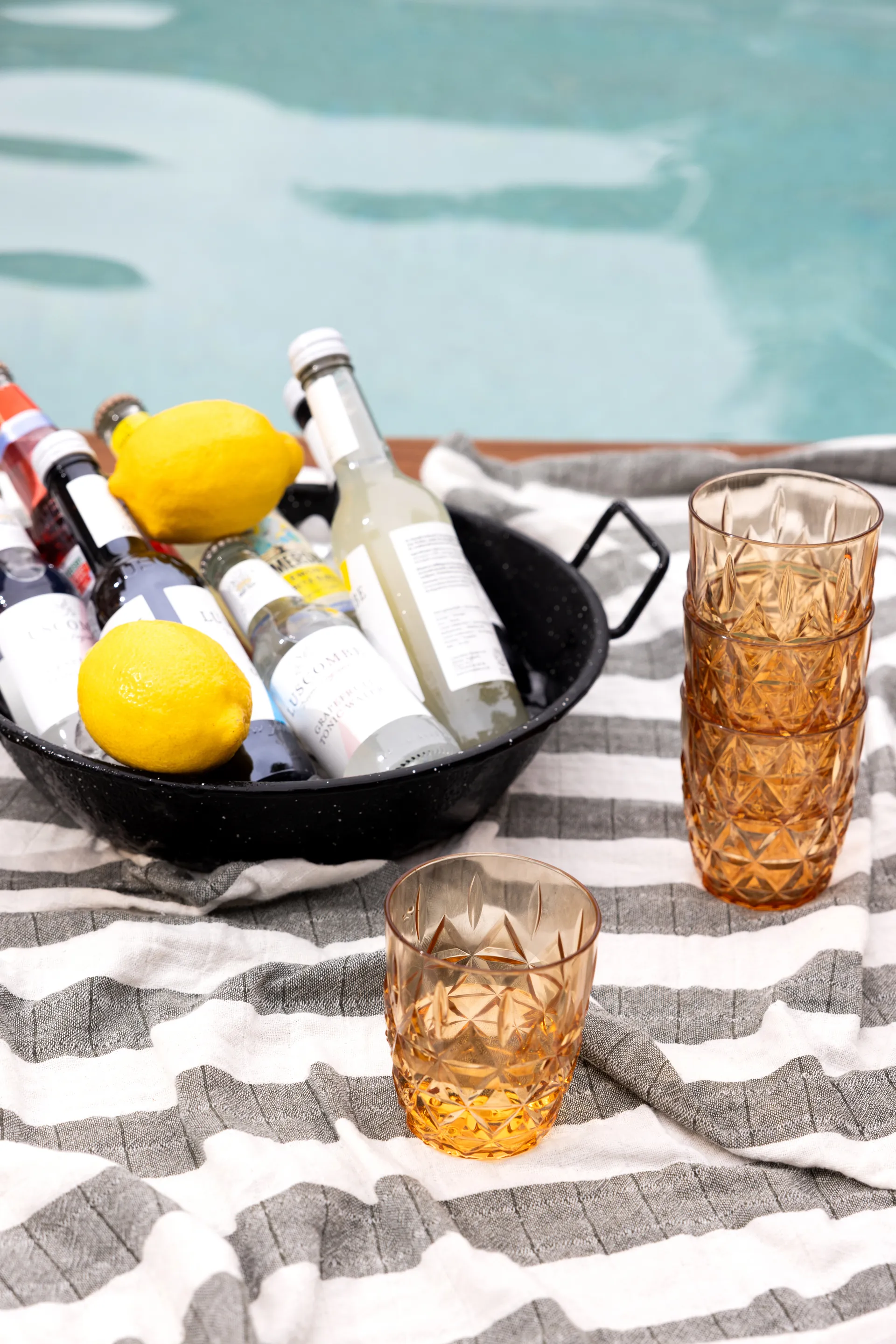 Copo Picknick Juni 28 cl, 4-unid., Âmbar Sagaform