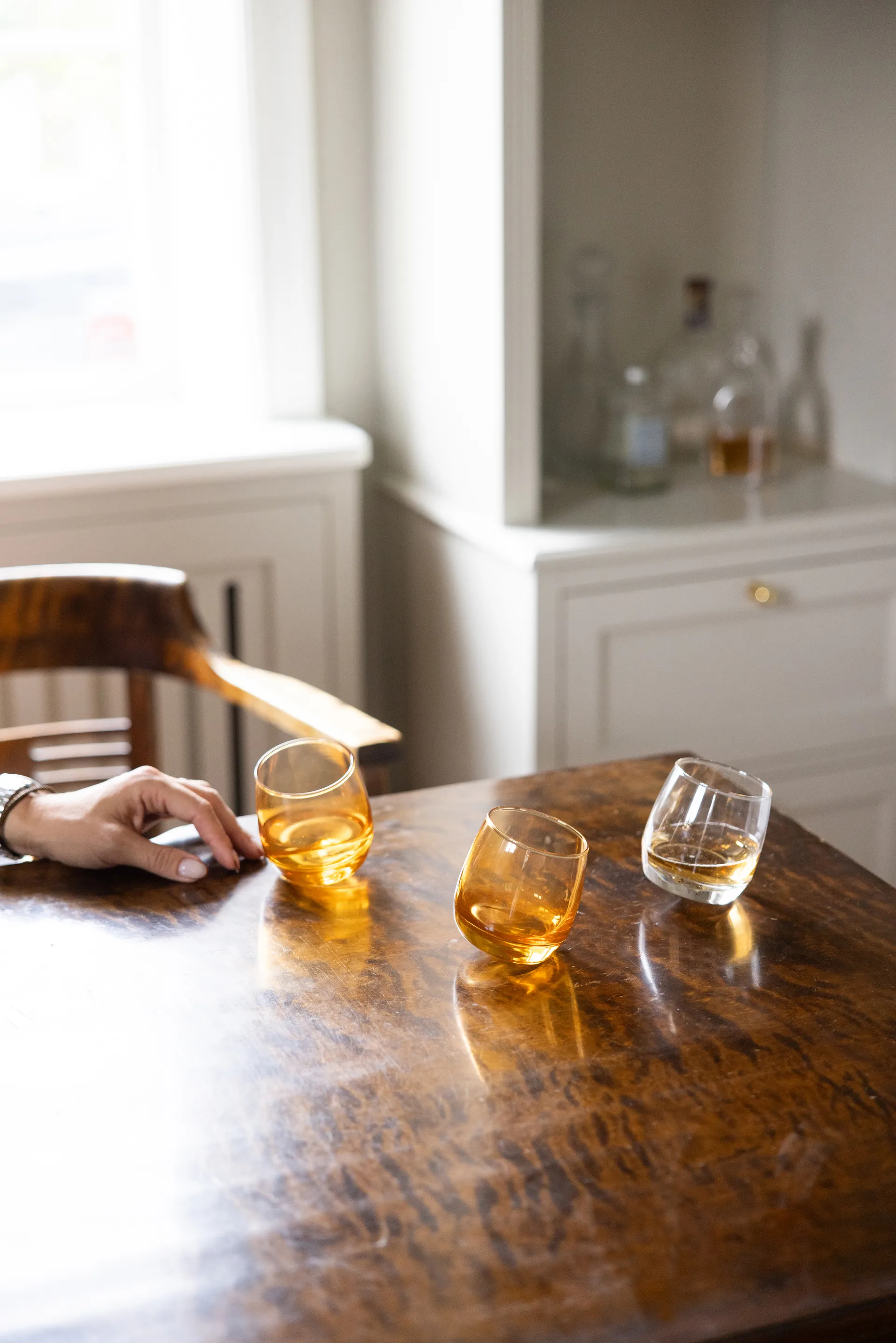 Copos com fundo redondo Sagaform 30 cl 6-unid., Âmbar Sagaform