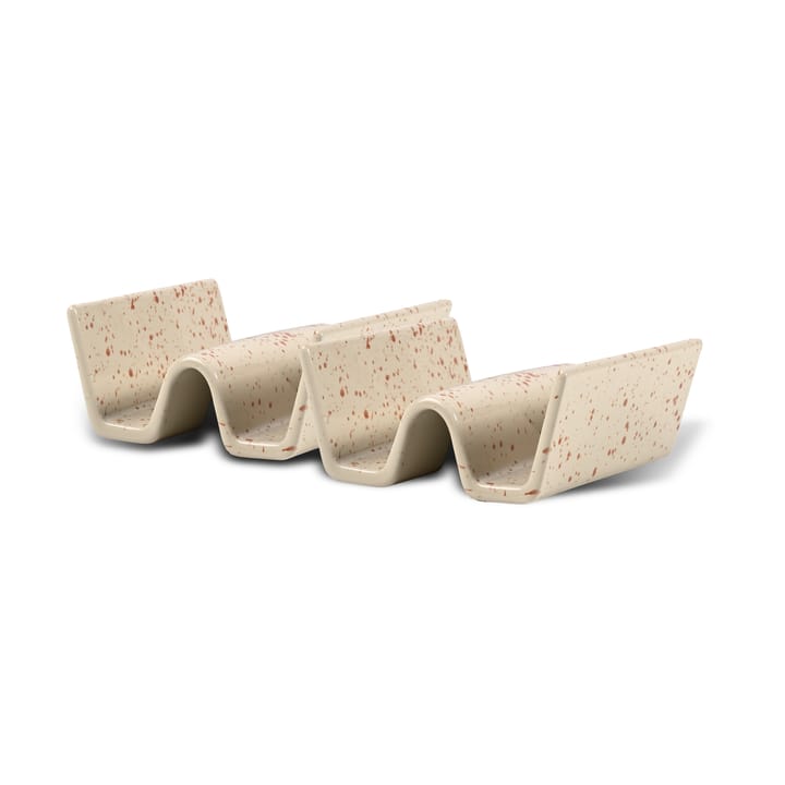 Ditte suporte para tacos 2 unidades - Bege-vinho - Sagaform