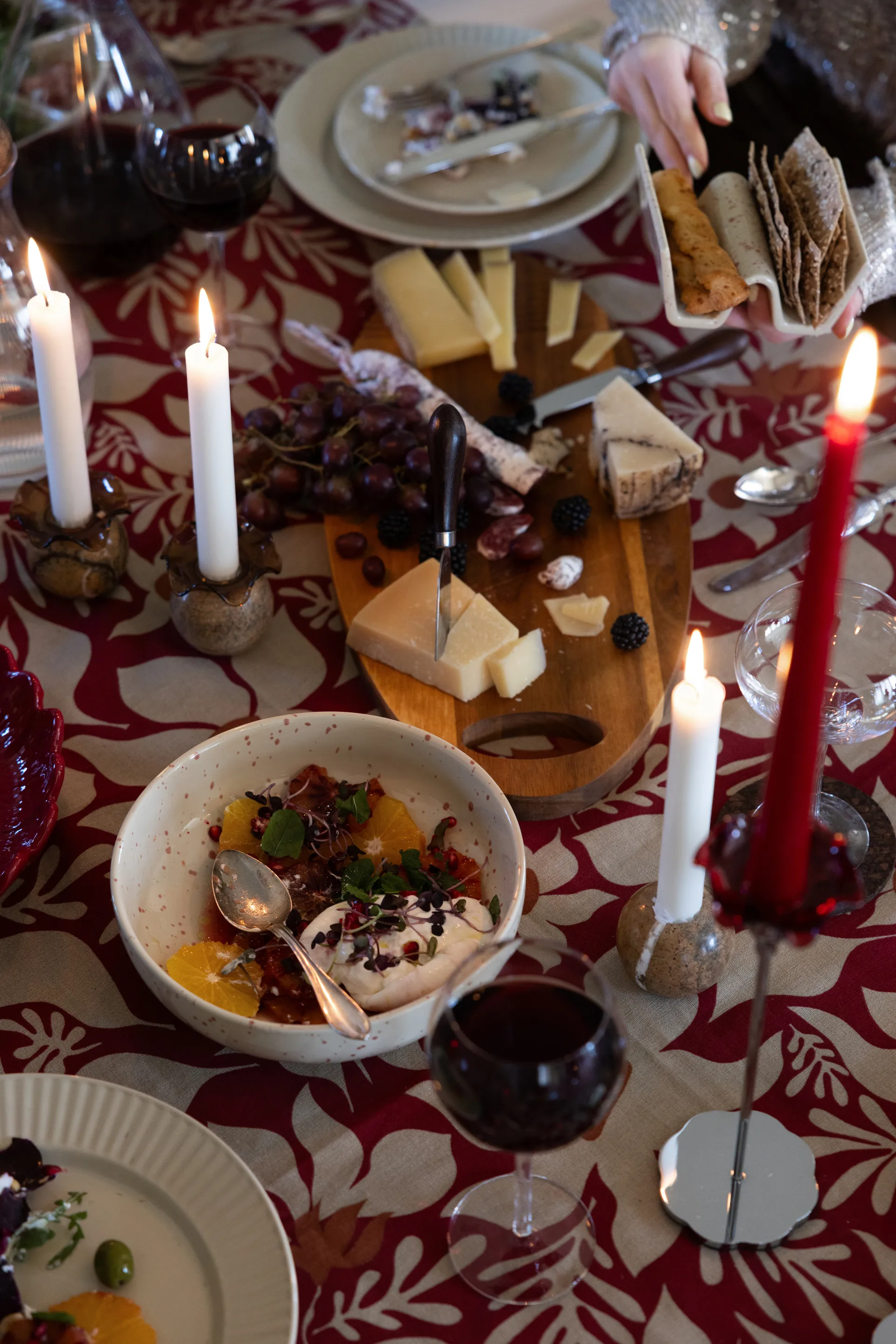 Ditte suporte para tacos 2 unidades, Bege-vinho Sagaform