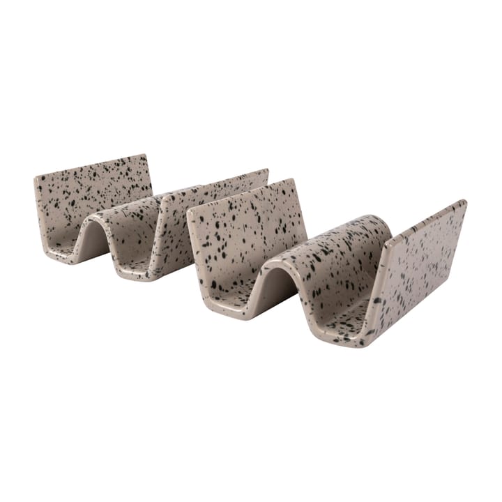 Ditte suporte para tacos 2 unidades - cinza-preto - Sagaform