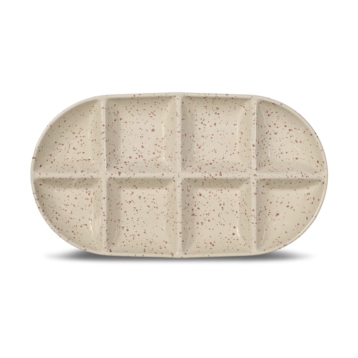 Ditte travessa grande 20x36 cm - Bege-vinho - Sagaform