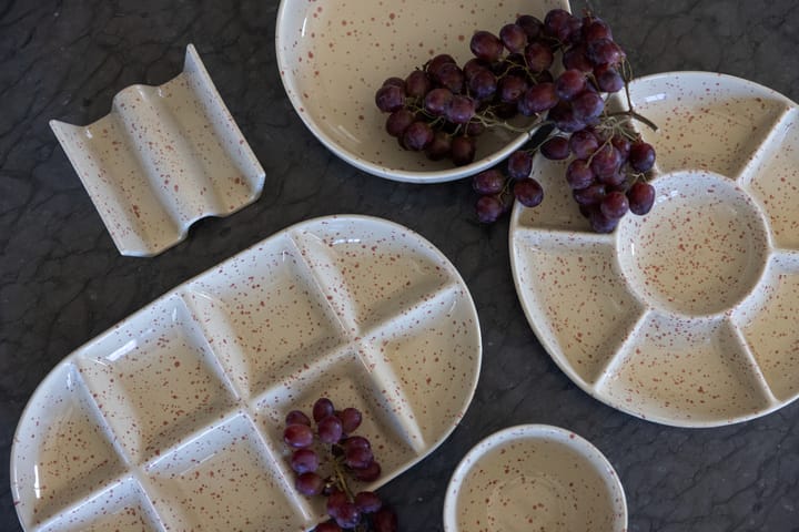 Ditte travessa grande 20x36 cm, Bege-vinho Sagaform