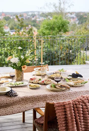 Edith toalha 150x280 cm - Bege misturado - Sagaform