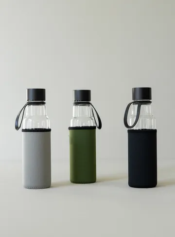 Garrafa de vidro To Go 60 cl - Preto - Sagaform