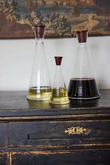 Gurken garrafa para óleo/vinagre - Transparente-vermelho escuro, 25 cl - Sagaform