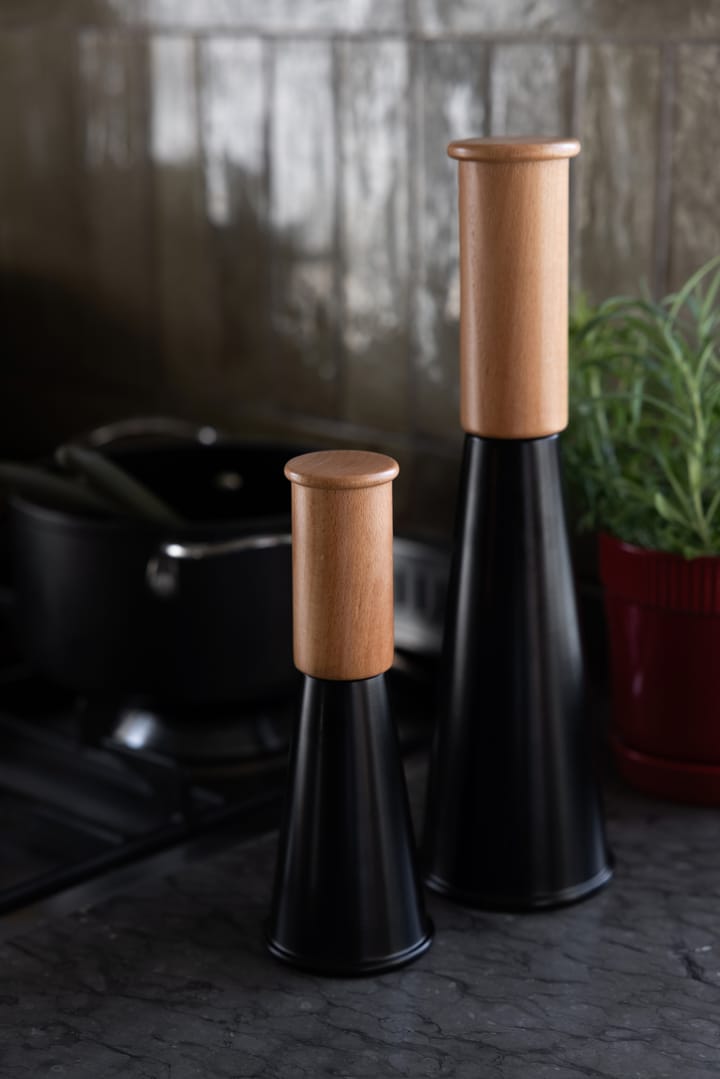 Gurken moinho de sal e pimenta médio 20,5 cm, Preto-castanho Sagaform