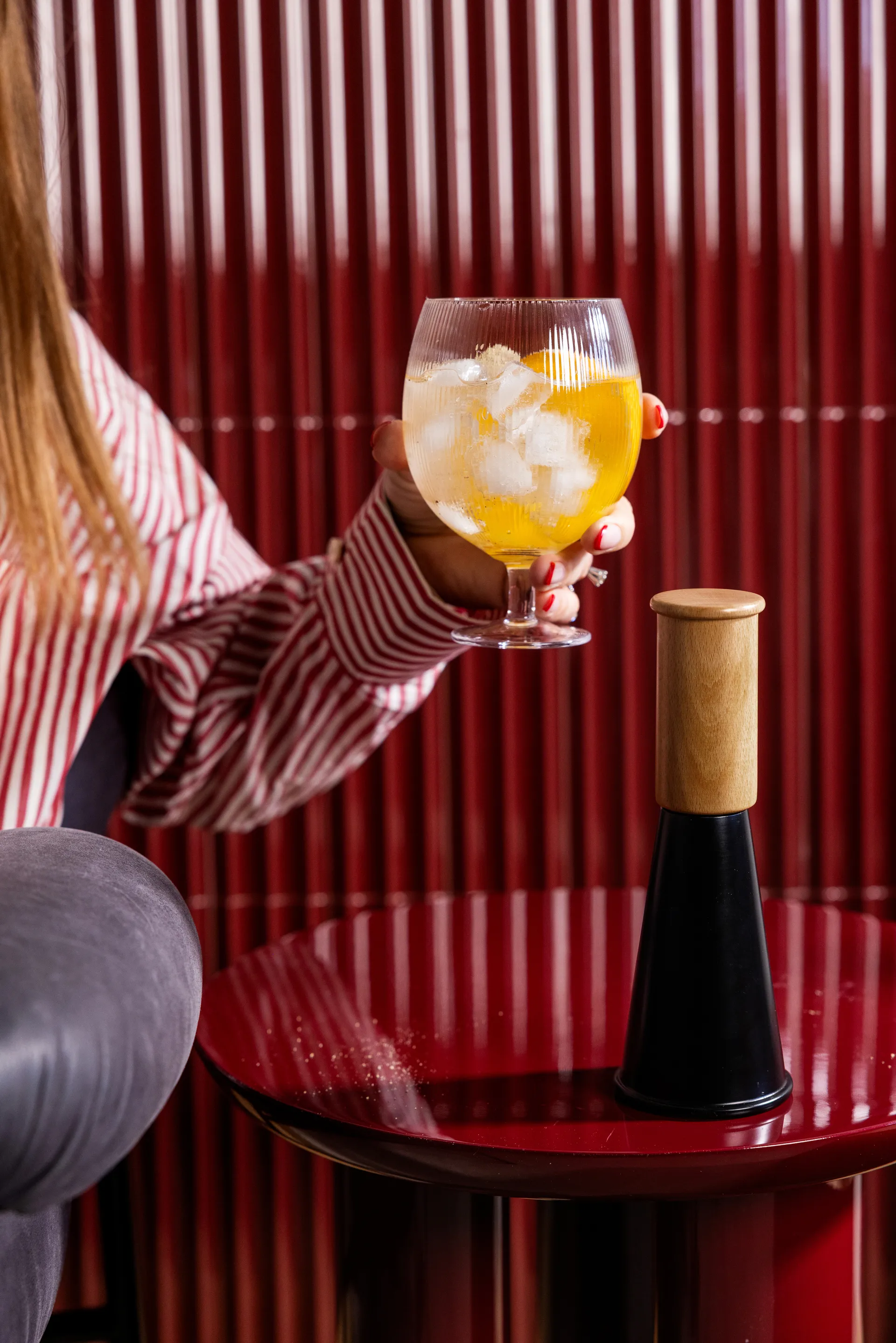 Gurken moinho de sal e pimenta médio 20,5 cm, Preto-castanho Sagaform