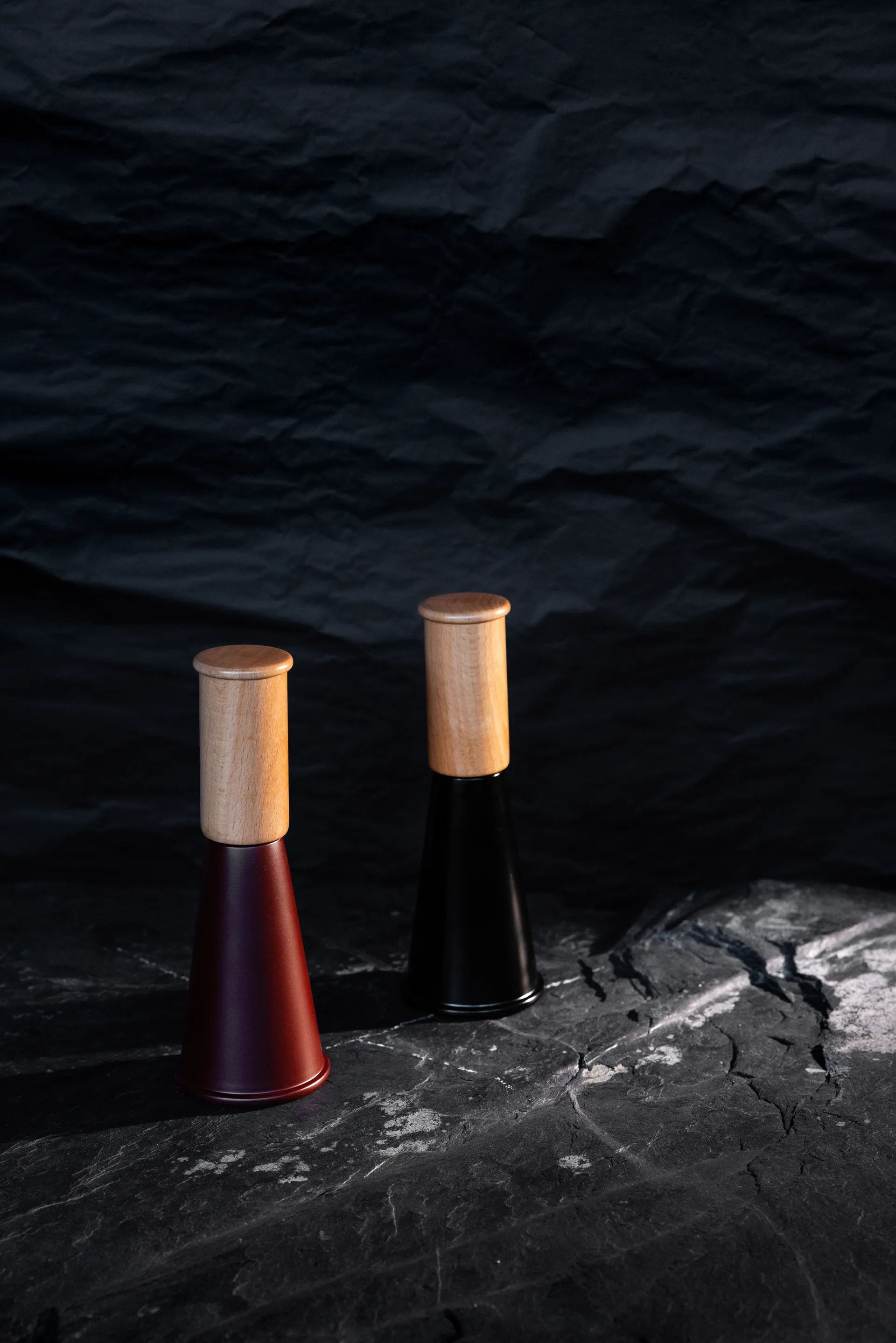 Gurken moinho de sal e pimenta médio 20,5 cm, Preto-castanho Sagaform