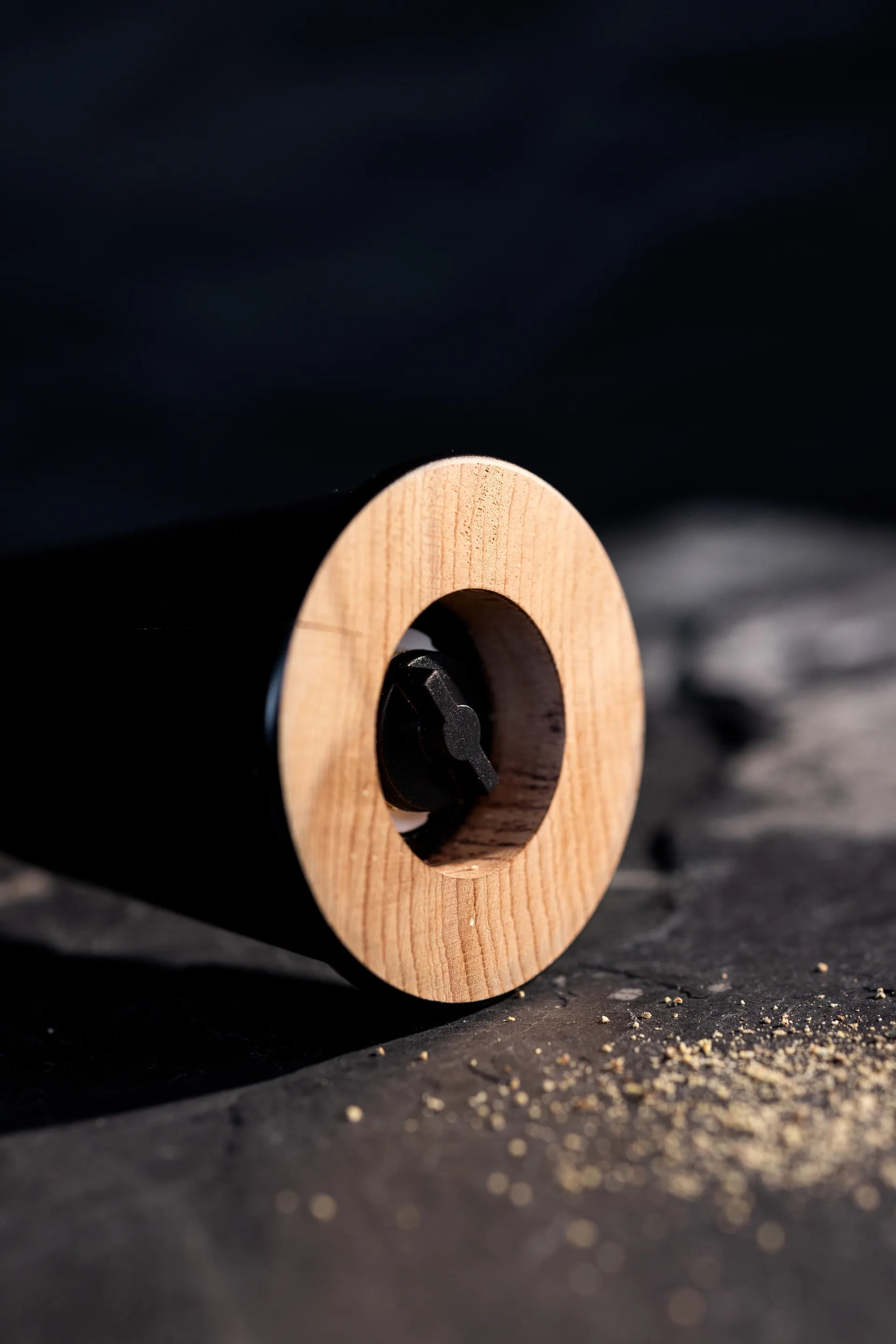 Gurken moinho de sal e pimenta médio 20,5 cm, Preto-castanho Sagaform