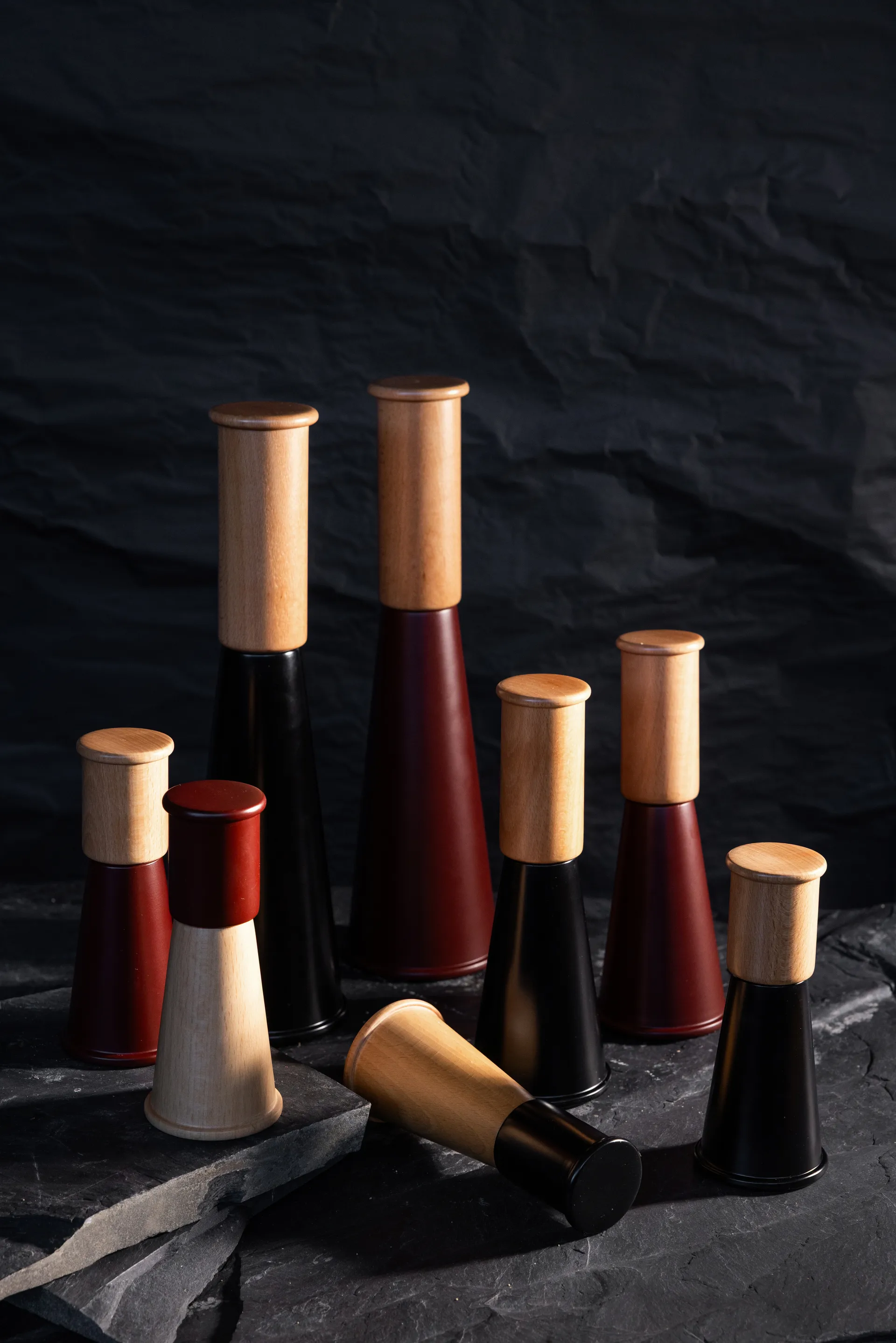 Gurken moinho de sal e pimenta médio 20,5 cm, Vermelho-castanho Sagaform