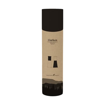 Gurken moinho pequeno para sal e pimenta 2 peças - Preto-castanho - Sagaform
