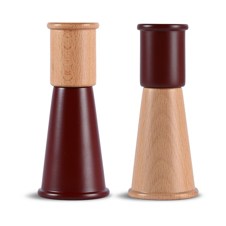 Gurken moinho pequeno para sal e pimenta 2 peças - Vermelho-castanho - Sagaform