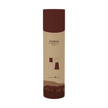 Gurken moinho pequeno para sal e pimenta 2 peças - Vermelho-castanho - Sagaform