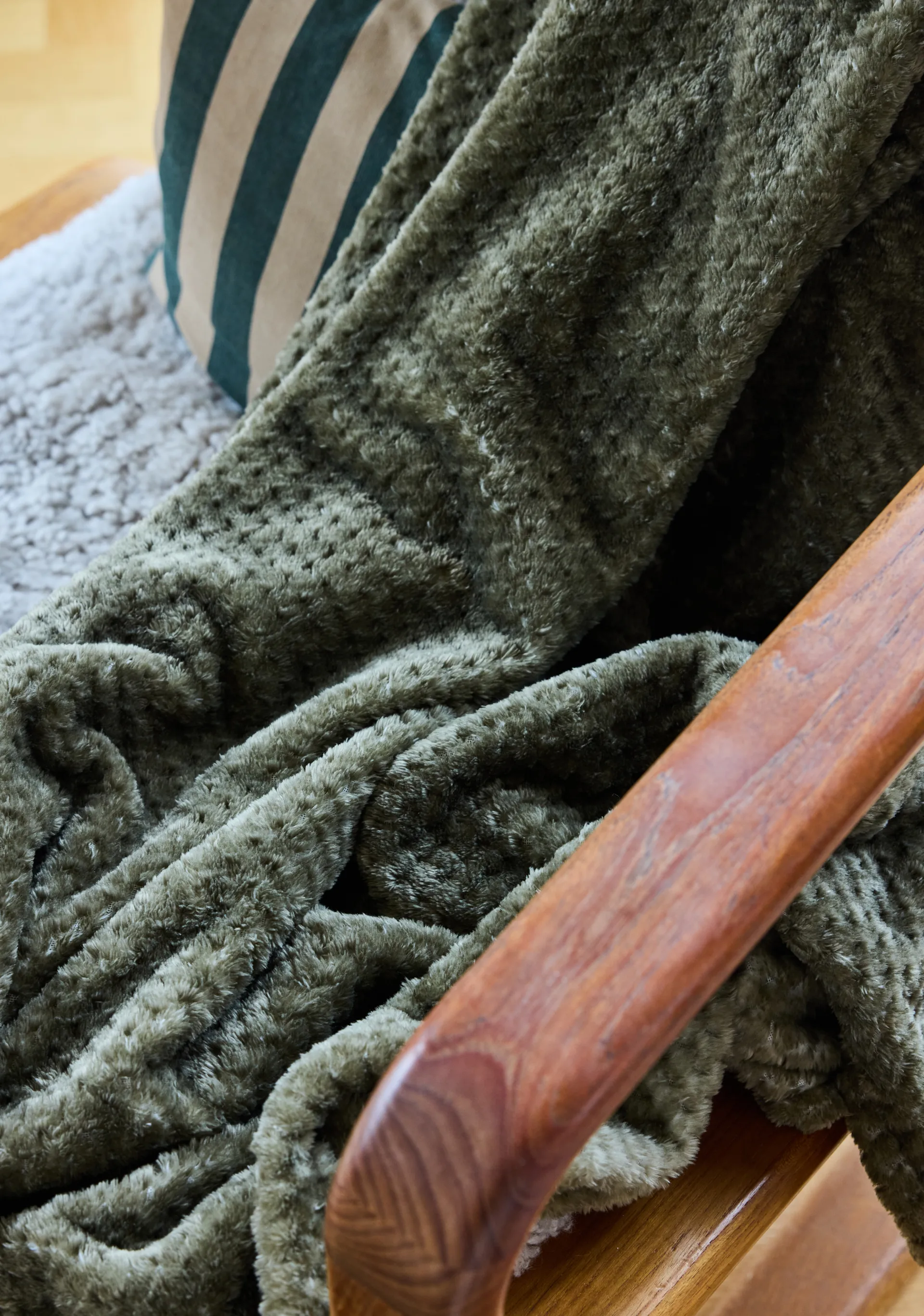 Manta de fleece Anni 130x170 cm, Verde Sagaform