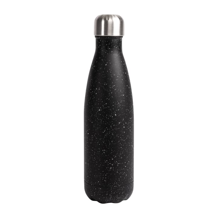 Nils garrafa de metal 50 cl - Preto-branco - Sagaform