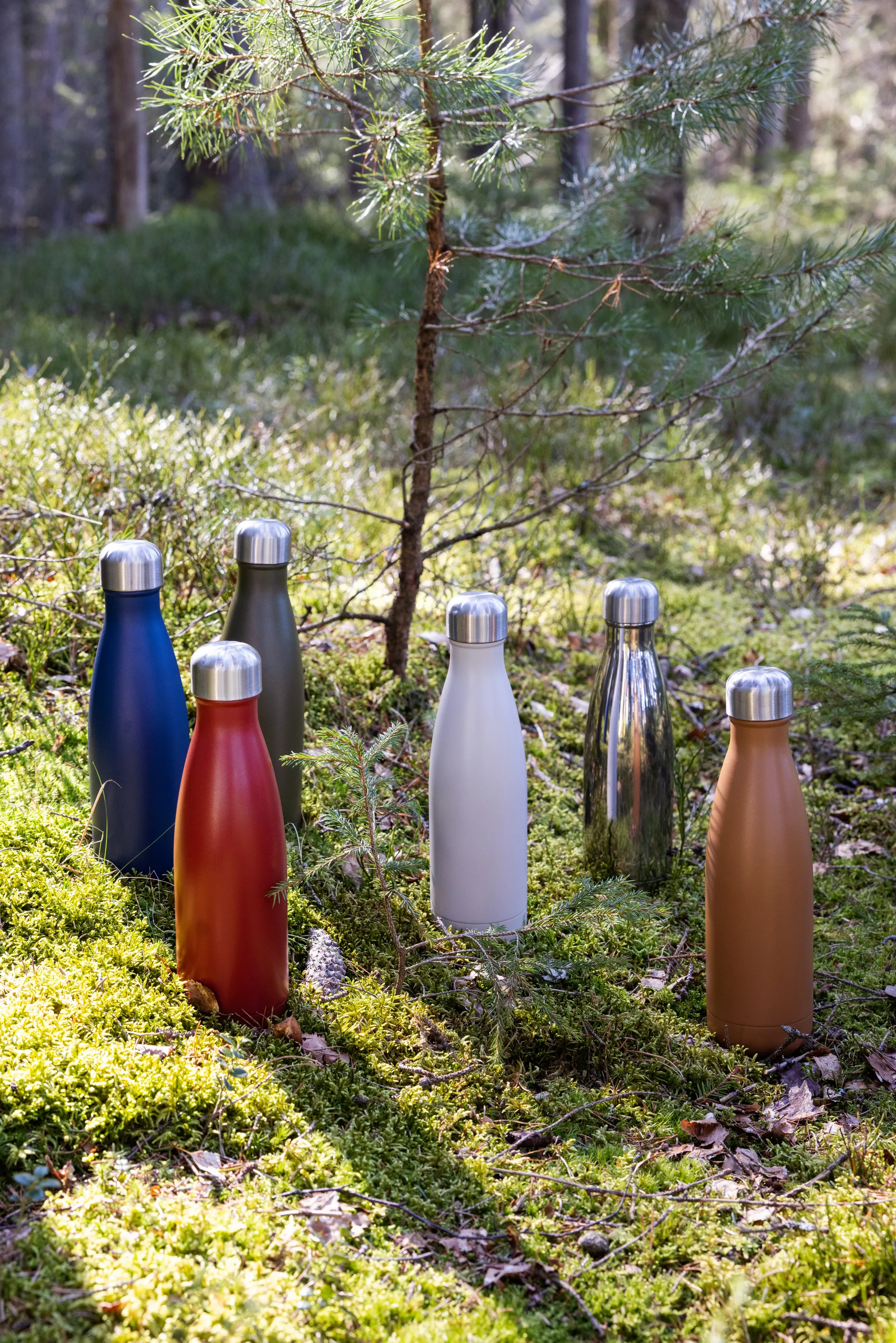 Nils garrafa de metal 50 cl, Vermelho Pantone Sagaform