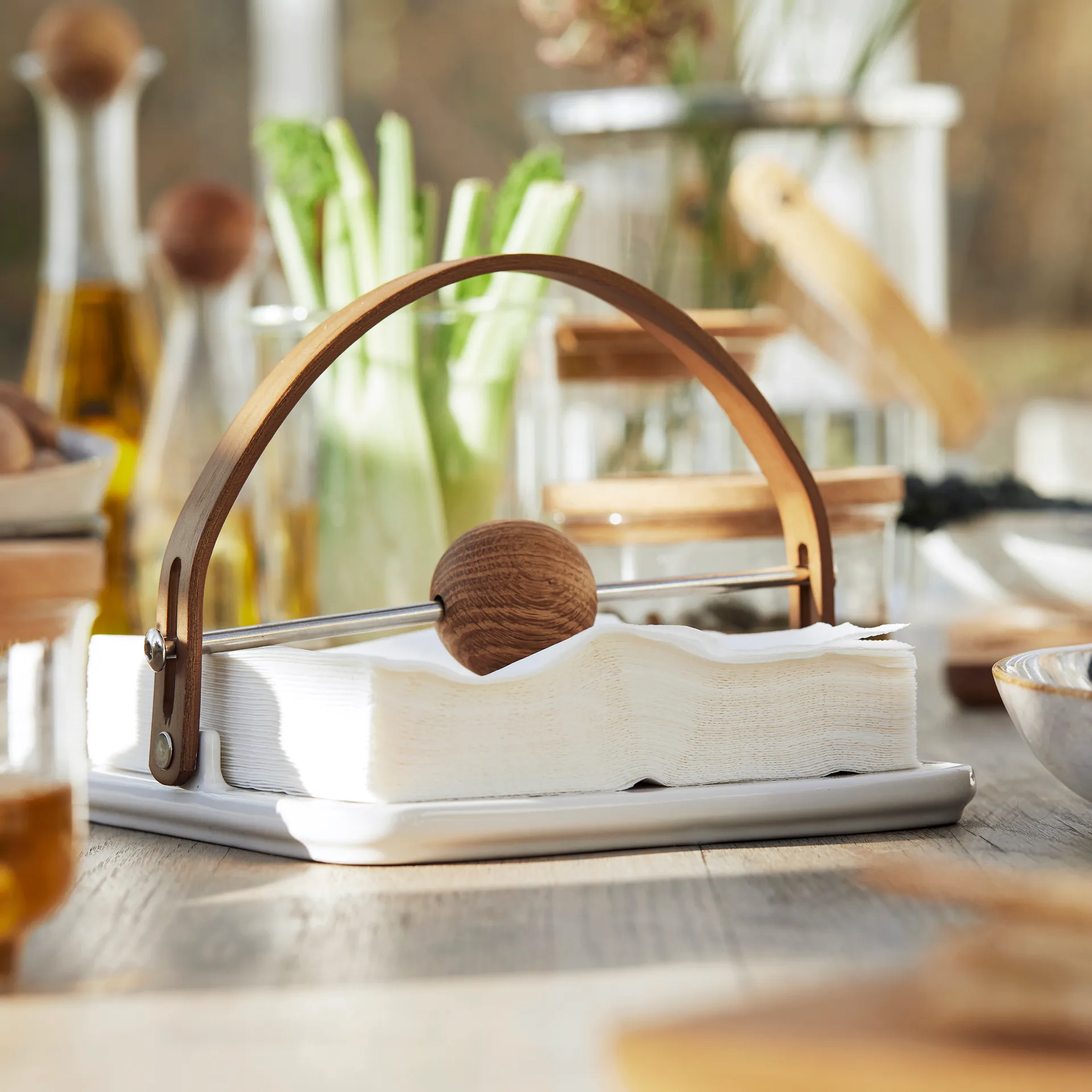 Porta guardanapos Nature, Carvalho Sagaform