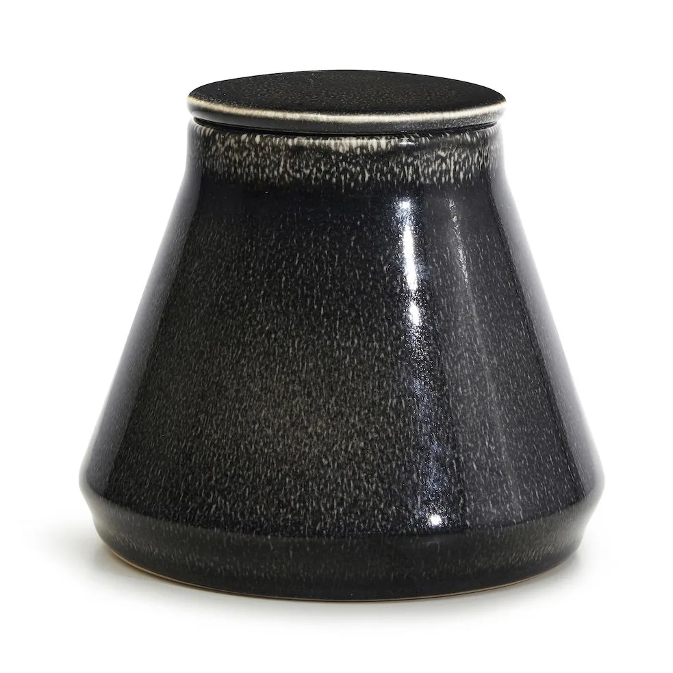 Pote de arrumação Natural, Preto Sagaform