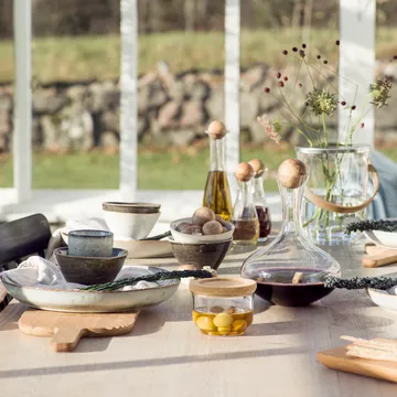 Recipiente de vidro com tampa Nature - Pequeno - Sagaform