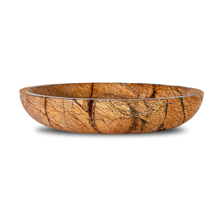 Sten tigela grande Ø28 cm - Mármore florestal marrom - Sagaform