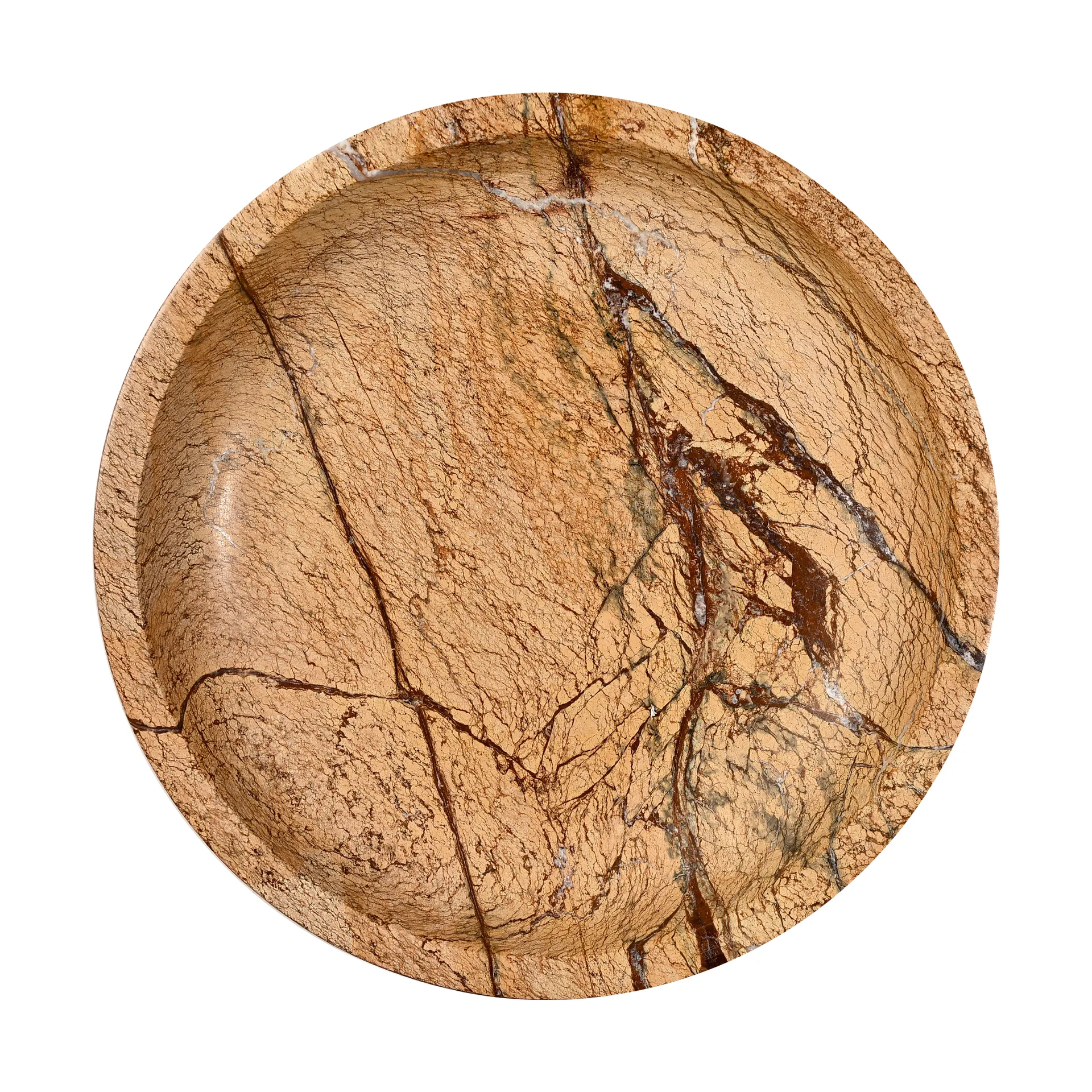 Sten tigela grande Ø28 cm, Mármore florestal marrom Sagaform