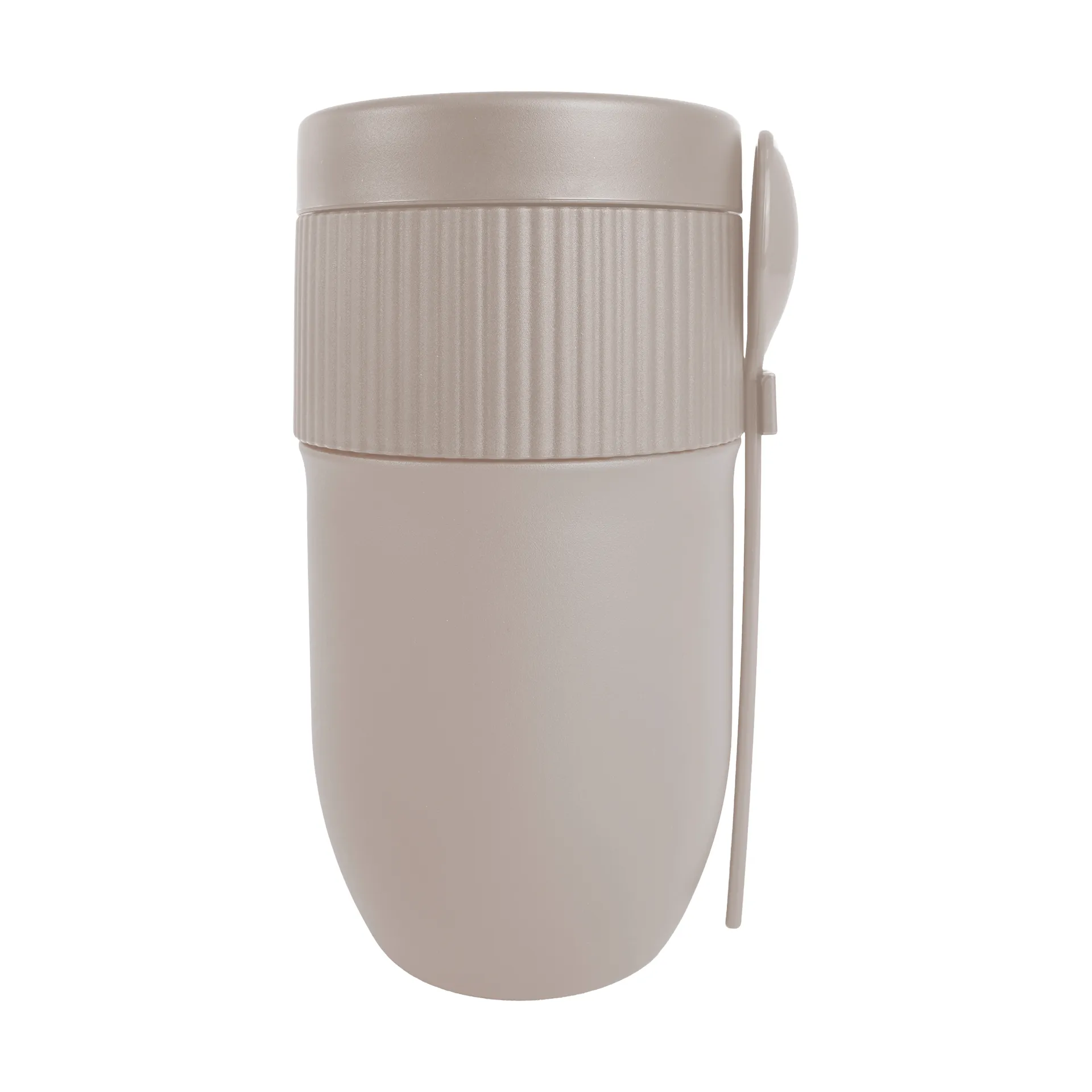 Ted garrafa térmica para iogurte com colher, Beige Pantone Warm gray 3C, 32 cl Sagaform