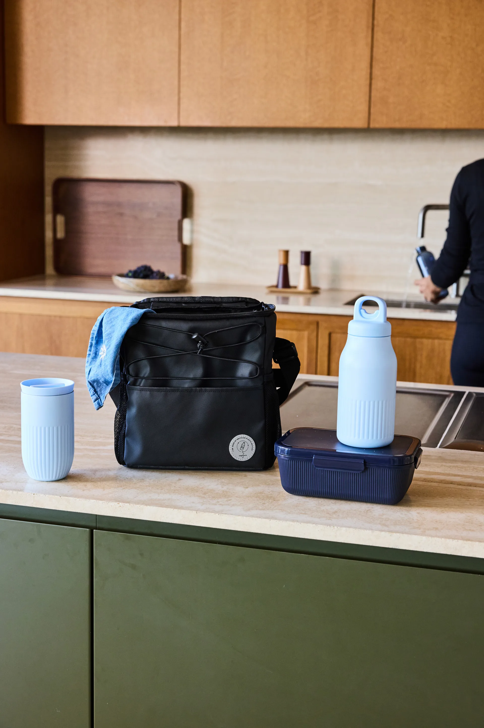 Tina marmita 1,1 L, Azul Sagaform