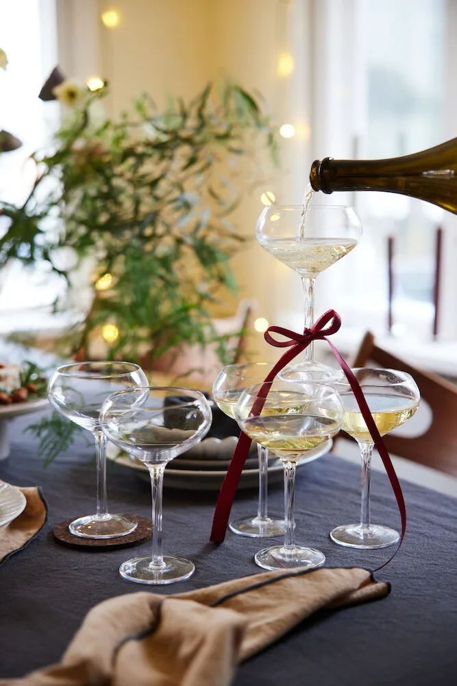 Toalha de mesa Edith 150x280 cm, Cinza Sagaform