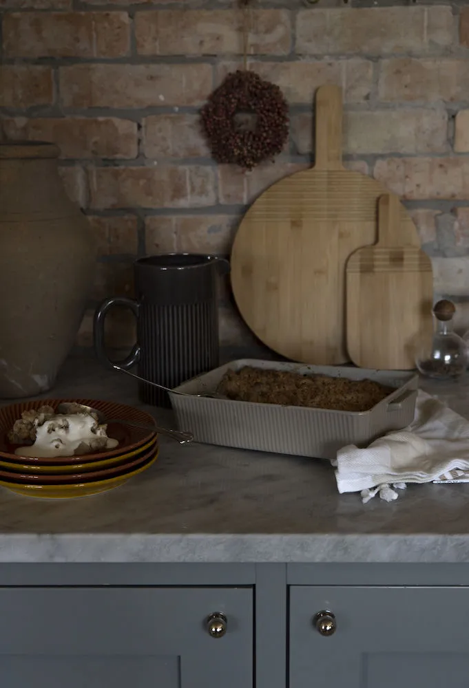 Travessa p/forno bege Flora, 36x23 cm Sagaform