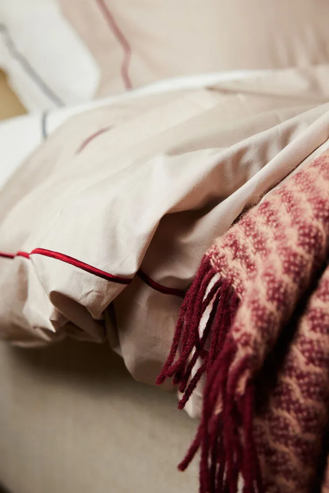 Ulli manta 130x170 cm, Vermelho vinho Sagaform