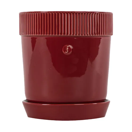 Vaso Elise M Ø17 cm, Vermelho vinho Sagaform