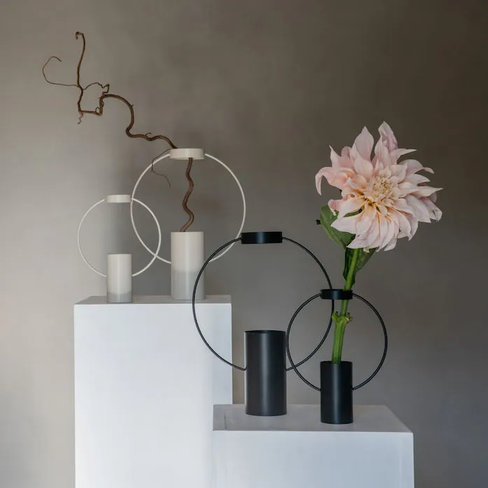 Vaso Moon 21 cm, areia Sagaform