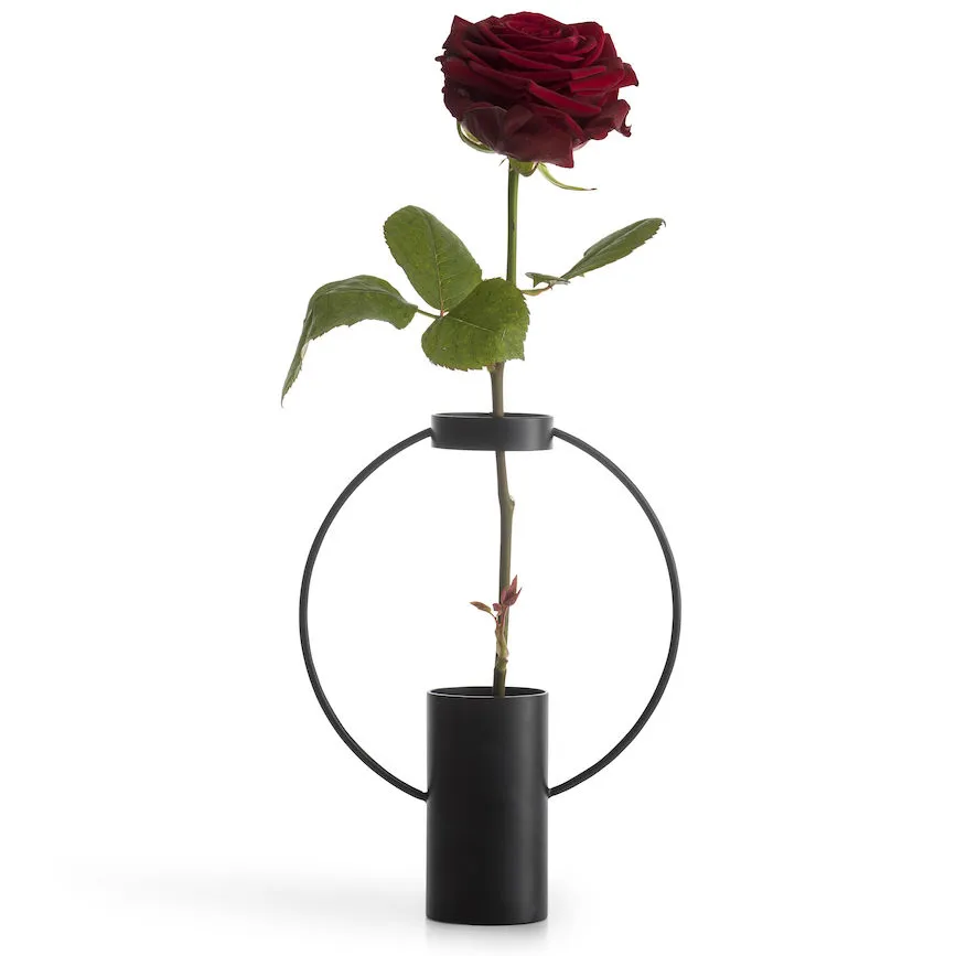 Vaso Moon 21 cm, preto Sagaform