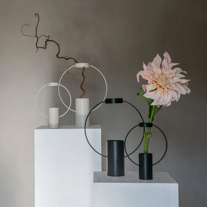 Vaso Moon 30 cm, areia Sagaform