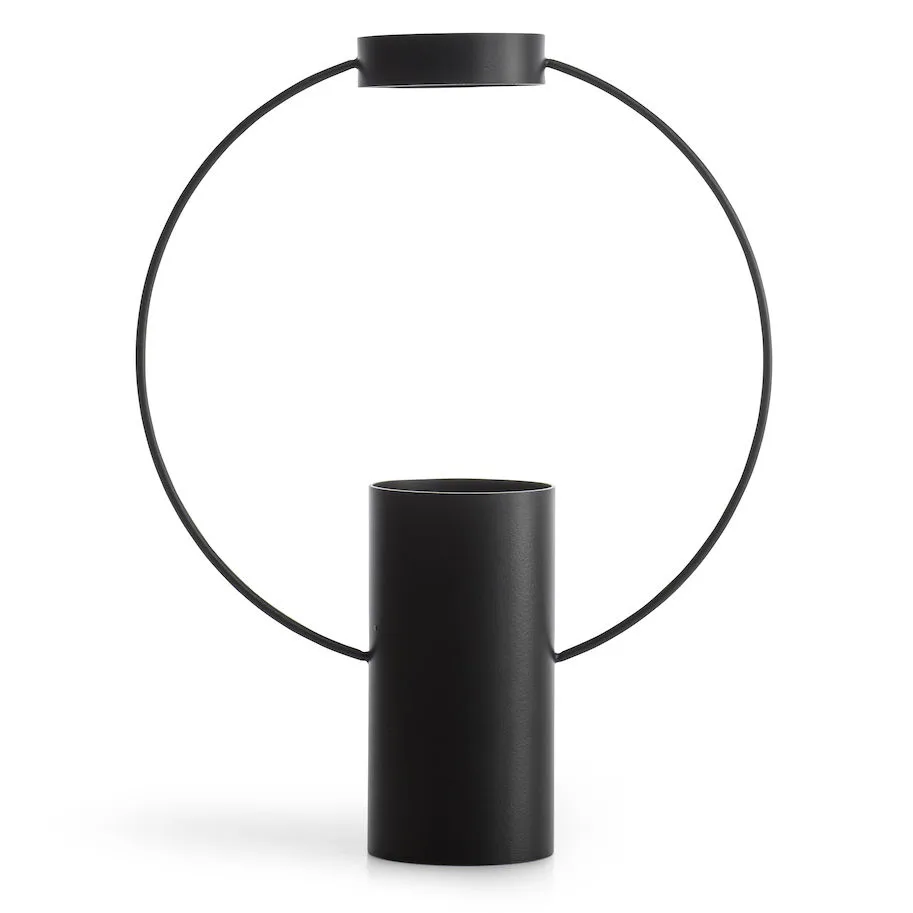 Vaso Moon 30 cm, preto Sagaform