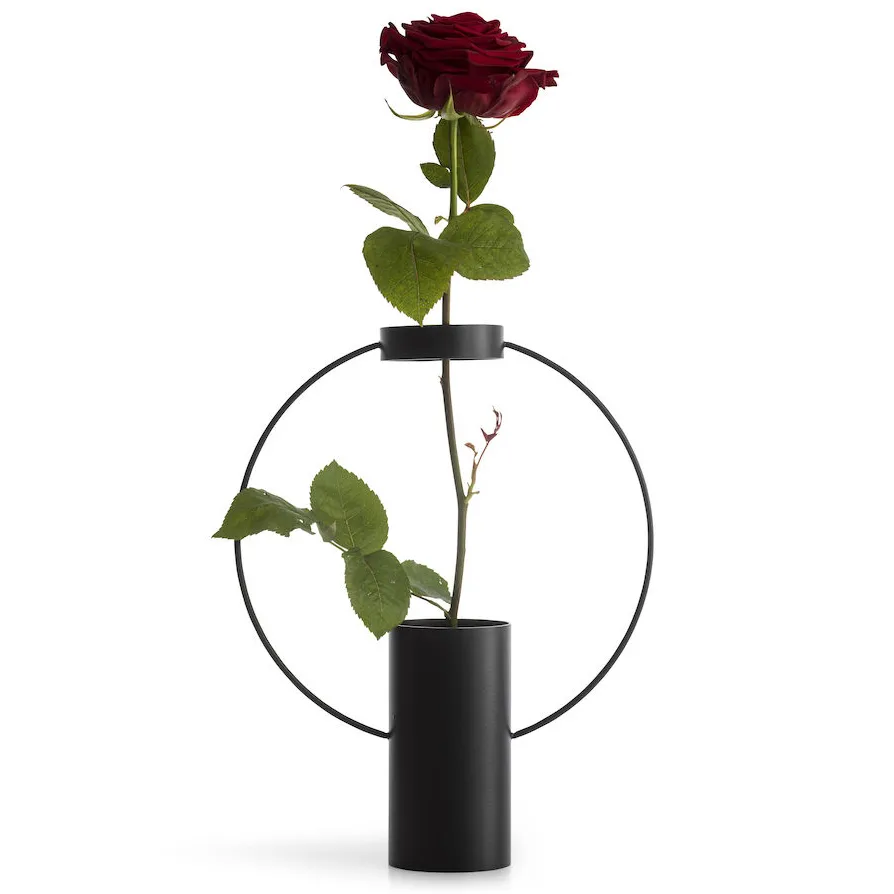 Vaso Moon 30 cm, preto Sagaform