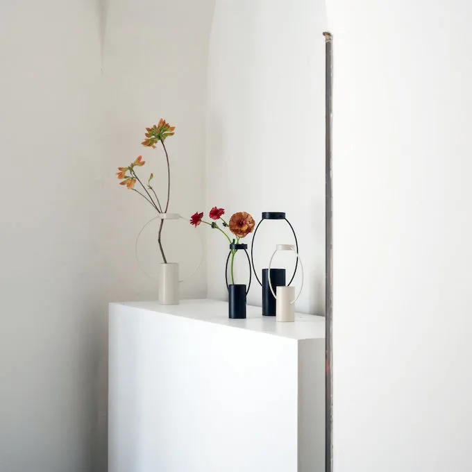 Vaso Moon 30 cm, preto Sagaform