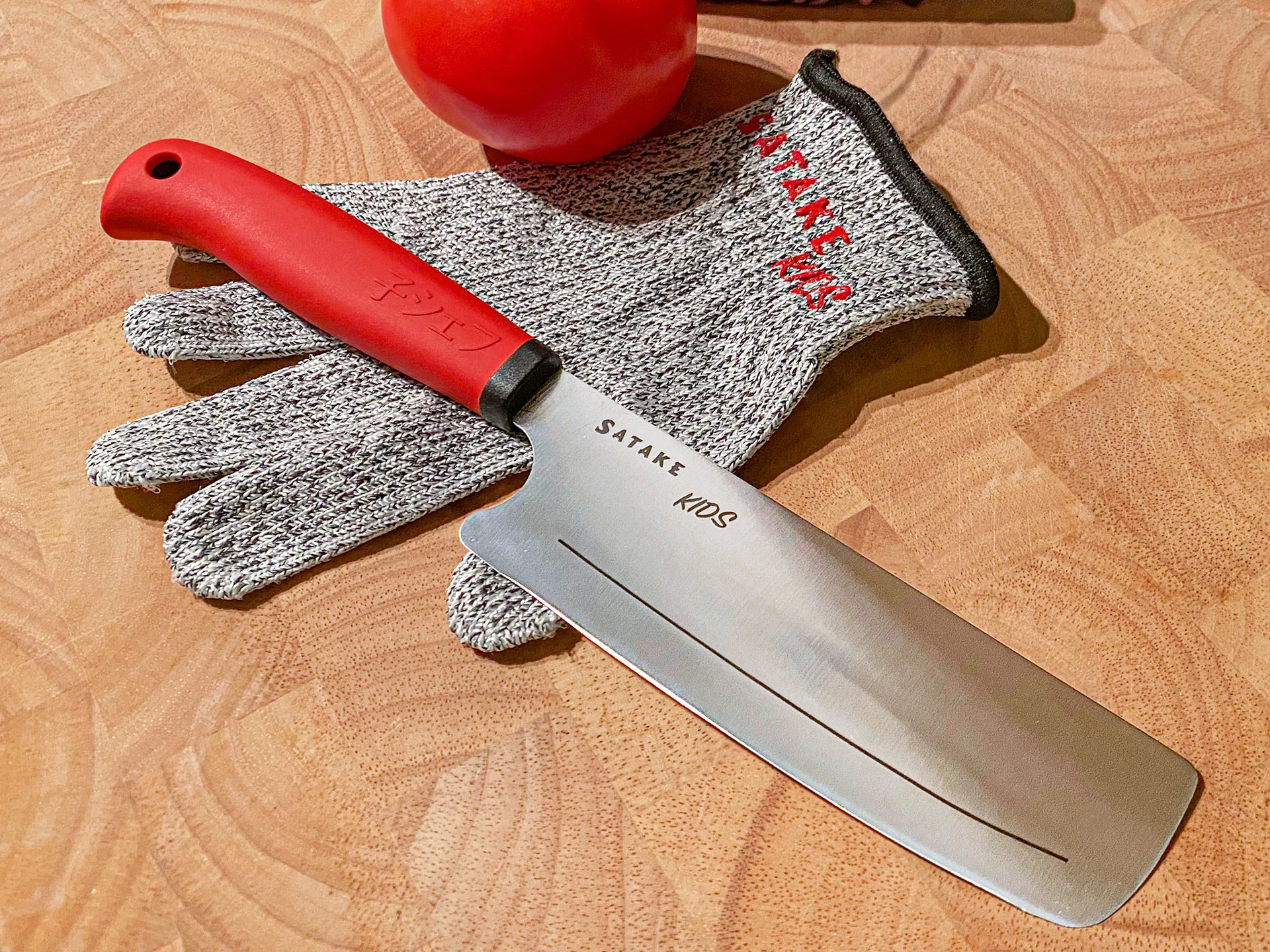 Faca de criança Satake Kids & luva à prova de corte, 2 peças Satake