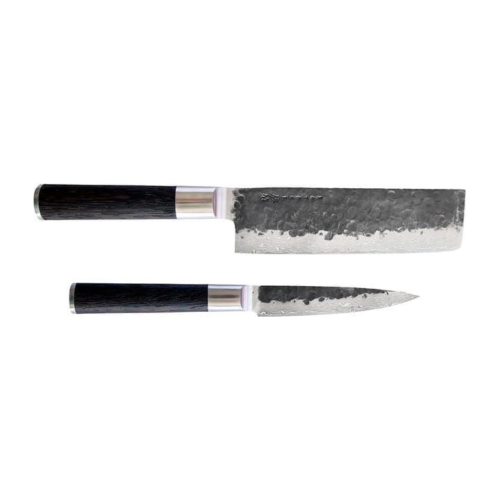 Kuro Nakiri 18 cm com Petty 11 cm - 2 peças  - Satake