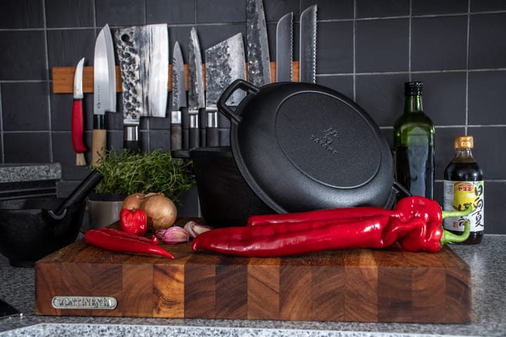  Panela de ferro fundido para fritura com tampa , Ø26 cm Satake