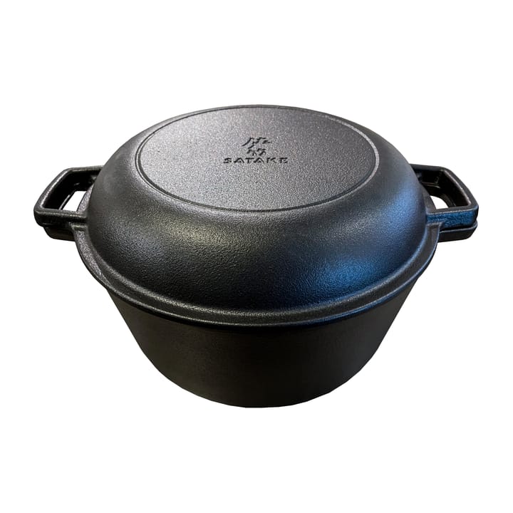  Panela de ferro fundido para fritura com tampa , Ø26 cm Satake