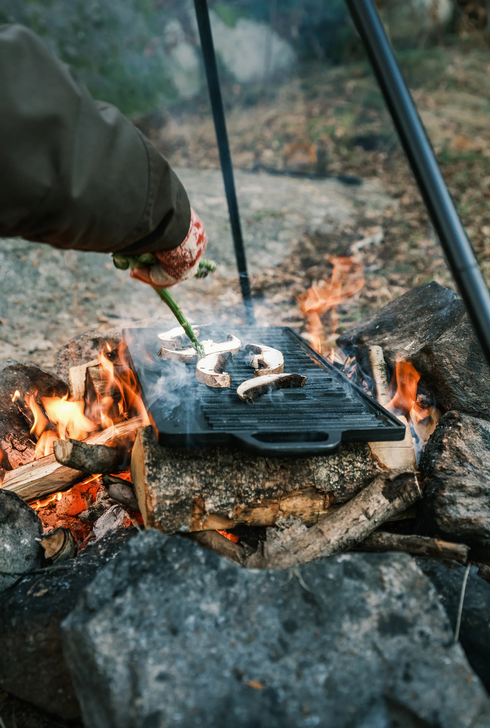 Placa de grelhar para churrasco Satake, 23x42 cm Satake