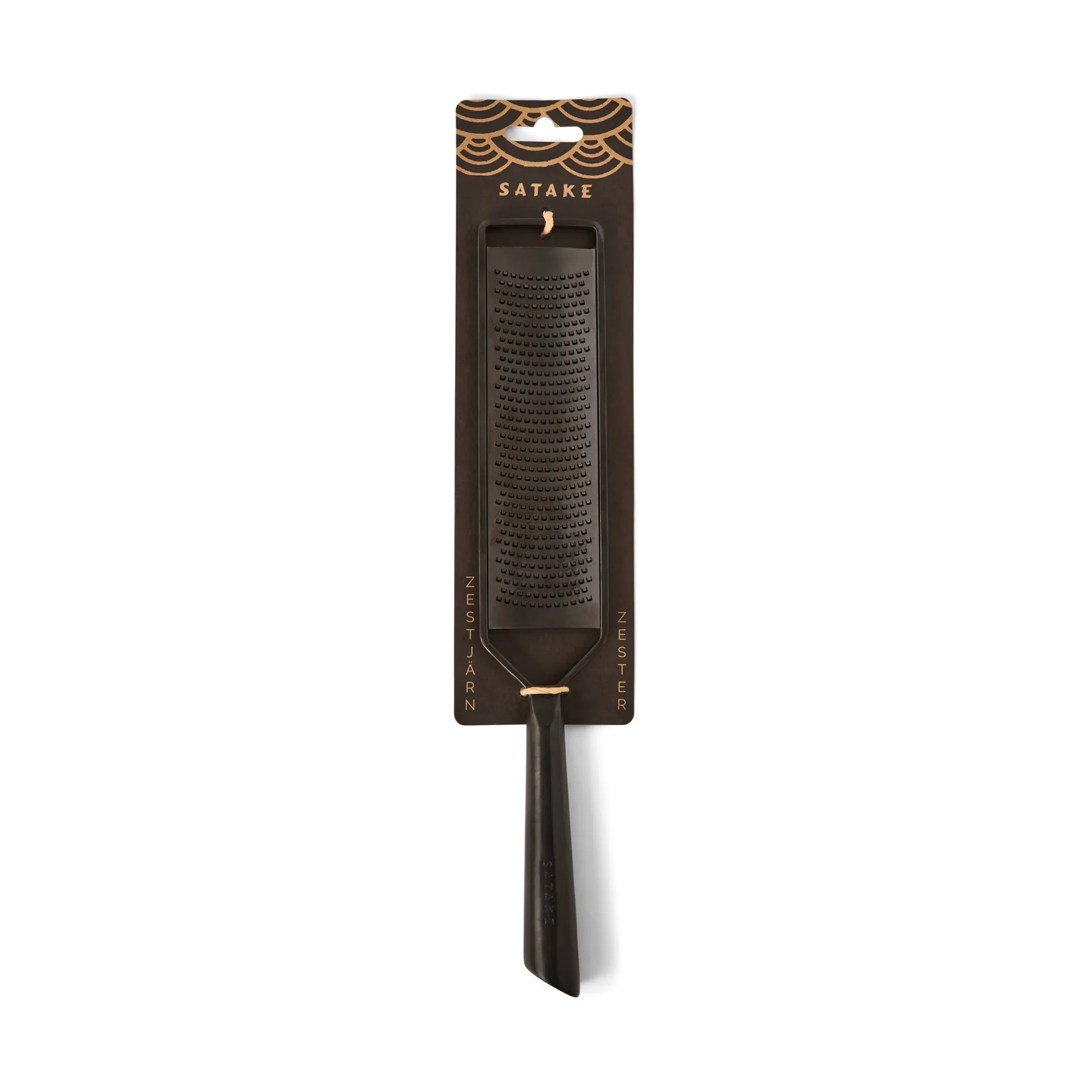 Raspador de raspas Satke, Preto, 33,8x5,6 cm Satake