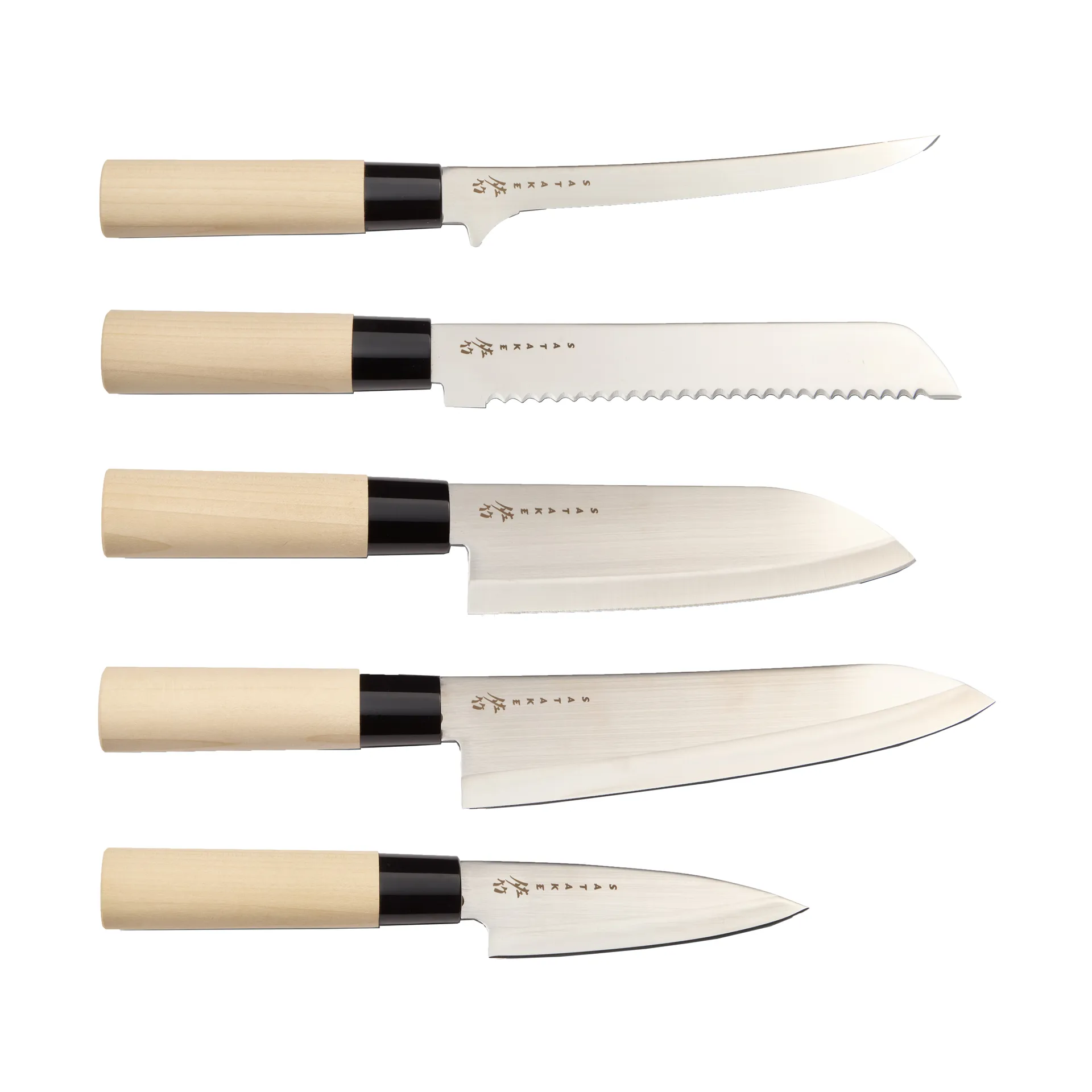 Satake Houcho Balsabox Conj. Facas, 5 peças Satake